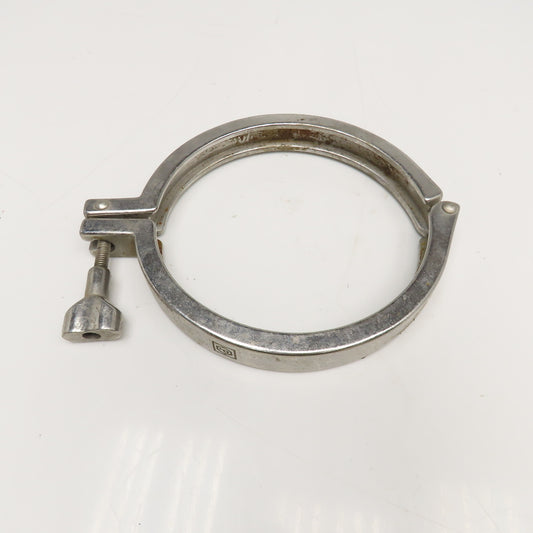 6" Stainless Steel Tri-Clamp Single Hinge Wing Nut