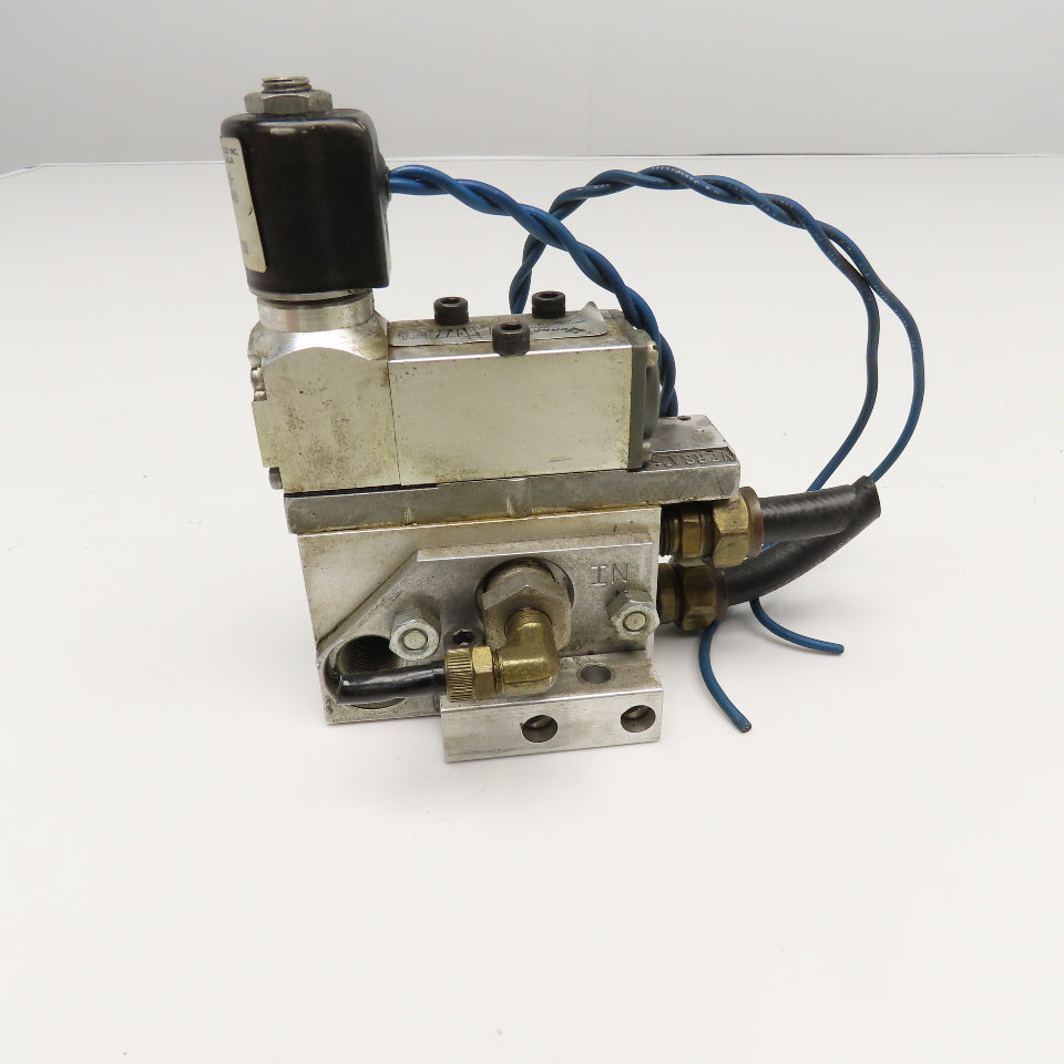 Versa KSG-4232-243-110V50-120V60 Double Solenoid Air Directional Valve 120V Coil