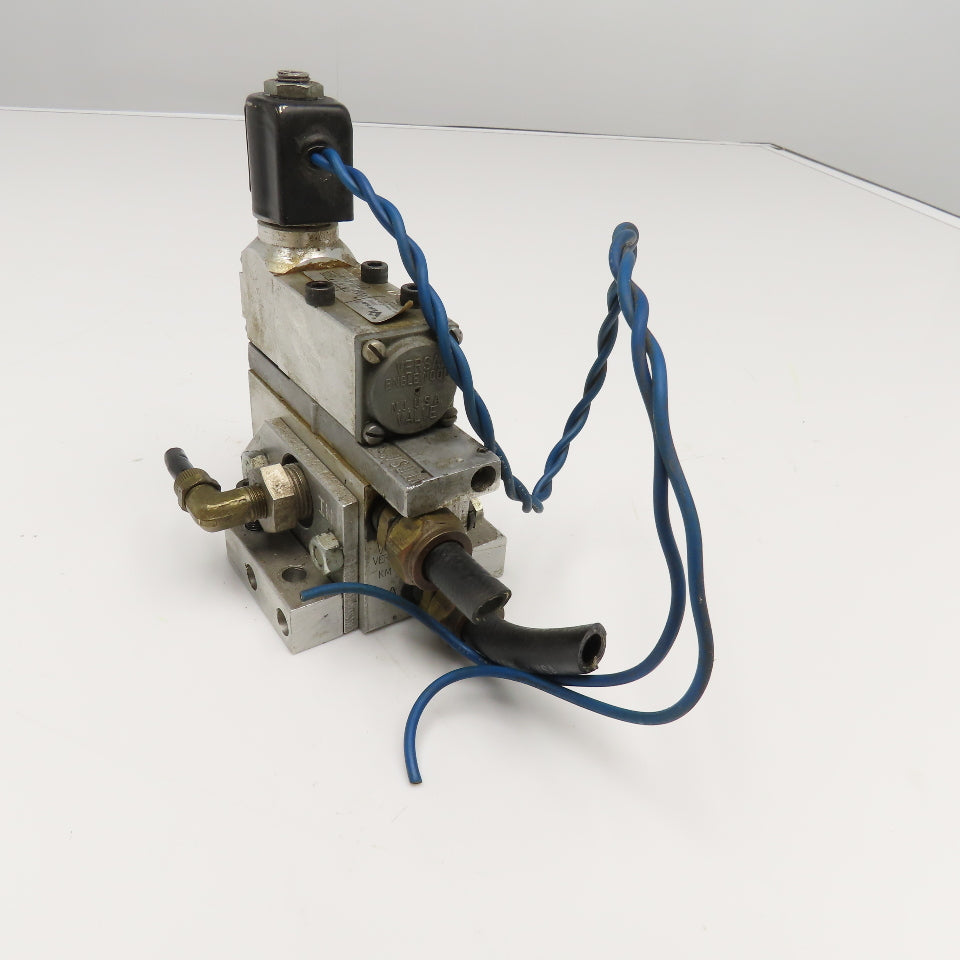 Versa KSG-4232-243-110V50-120V60 Double Solenoid Air Directional Valve 120V Coil