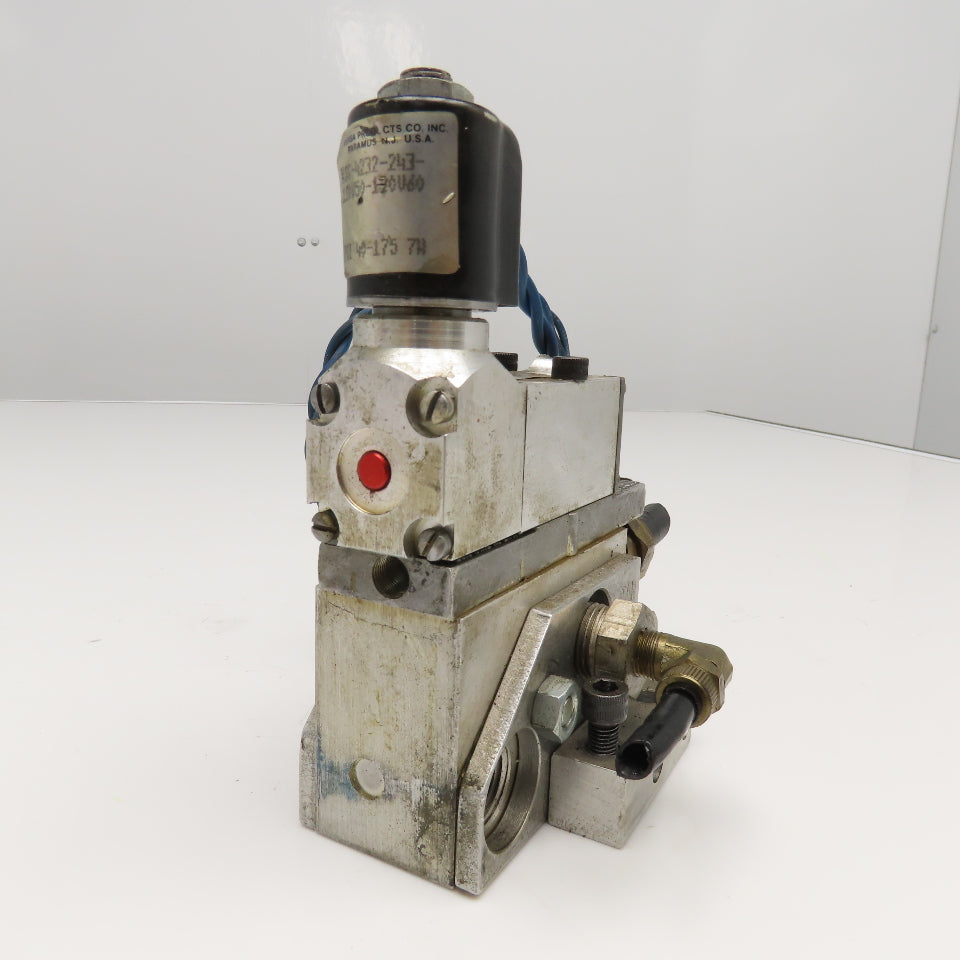 Versa KSG-4232-243-110V50-120V60 Double Solenoid Air Directional Valve 120V Coil