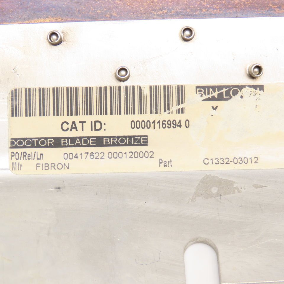 Fibron C1332-03012 10" Bronze Doctor Blade