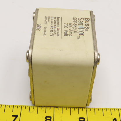 Buss SPP-6K500 Semitron 500A 700V Semiconductor Fuse