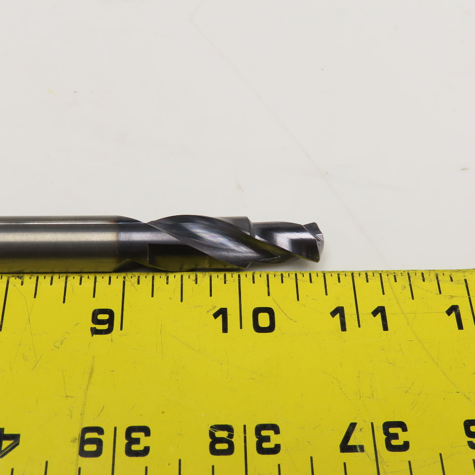13/32" Minor Diam x 1/2" Major Solid Carbide Coolant Thru Countersink 4" OAL
