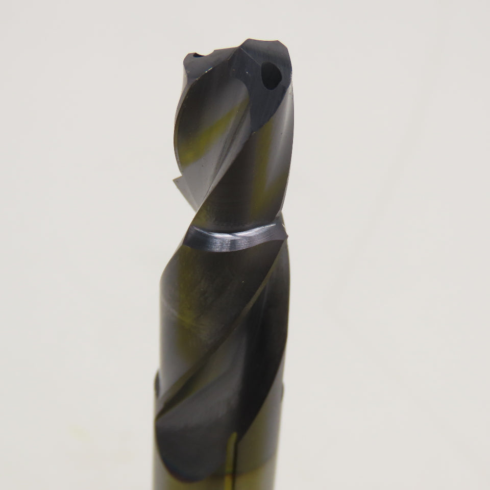 13/32" Minor Diam x 1/2" Major Solid Carbide Coolant Thru Countersink 4" OAL