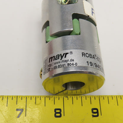 Mayr 19/940.600.A 9/16" x 9/16" Flexible Jaw Coupling