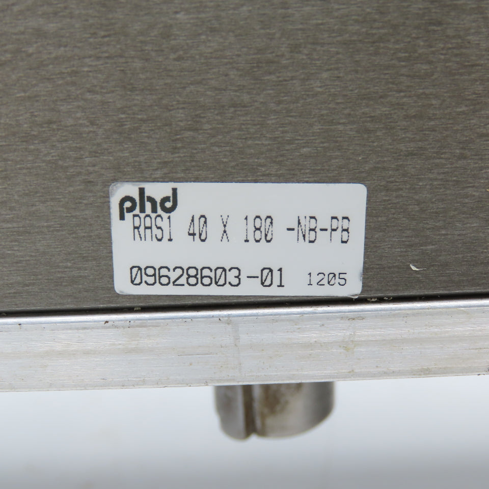 phd RAS1 40 x 180-NB-PB 40mm Bore 180° Pneumatic Rotary Positioner 3/4" Shaft
