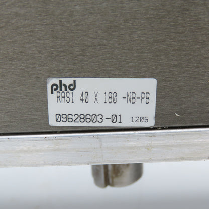 phd RAS1 40 x 180-NB-PB 40mm Bore 180° Pneumatic Rotary Positioner 3/4" Shaft