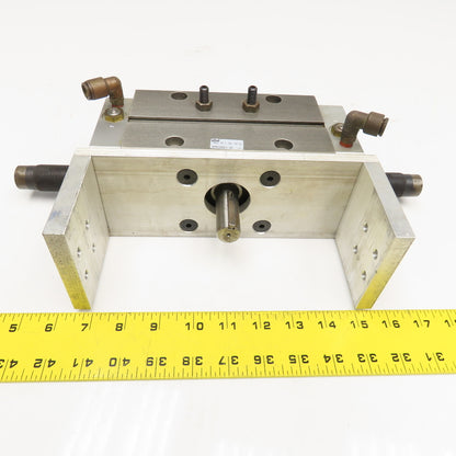 phd RAS1 40 x 180-NB-PB 40mm Bore 180° Pneumatic Rotary Positioner 3/4" Shaft