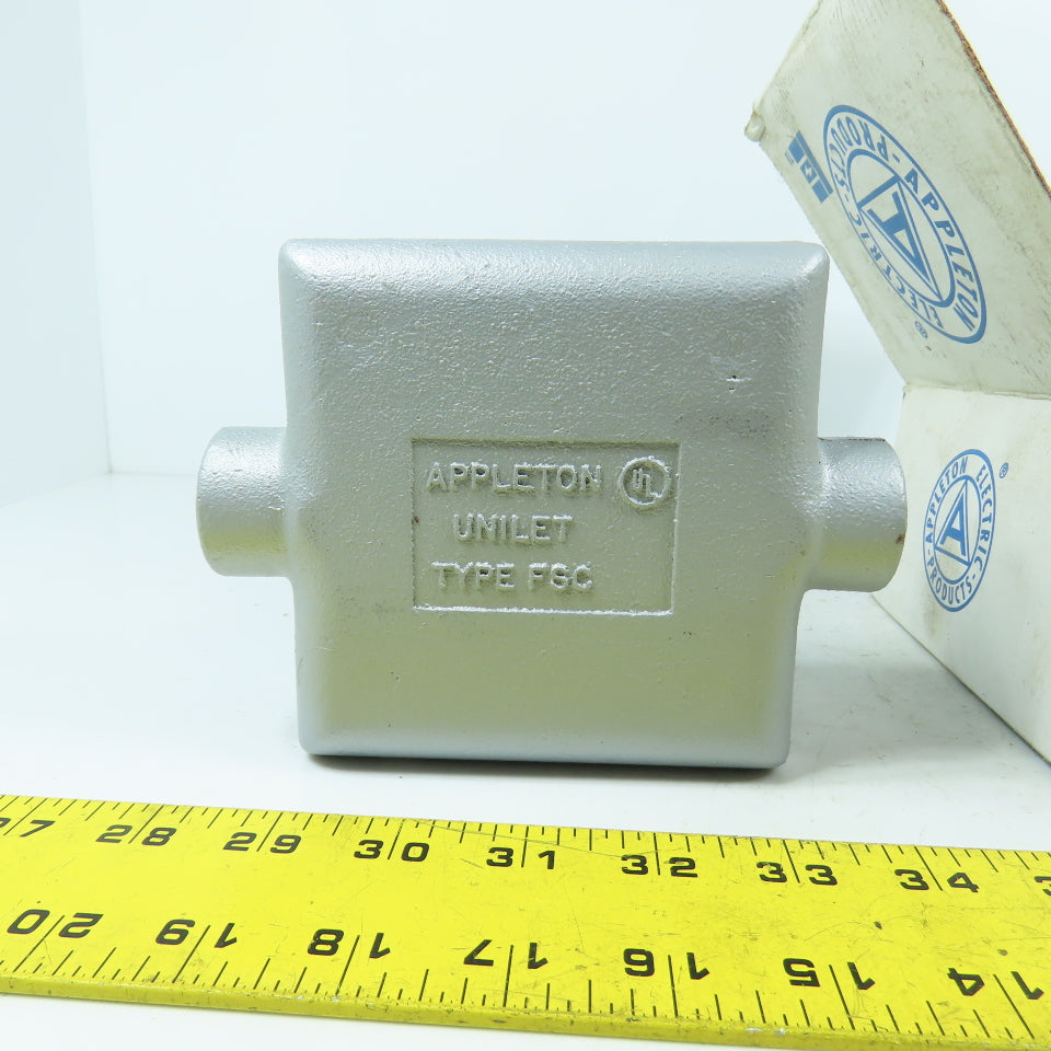 Appleton FSC-2-75 3/4" Malleable Irn 2-Gang Device Box New