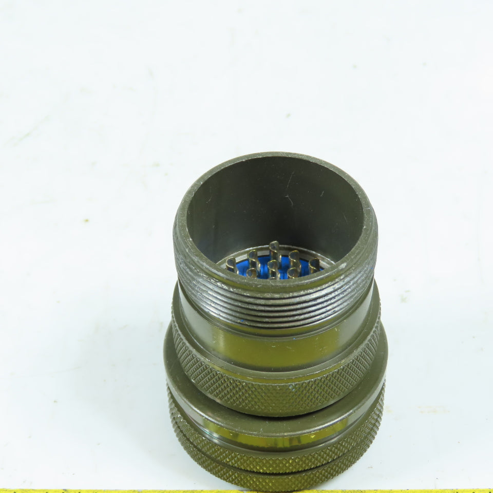 Amphenol 97-3106A-24 Round Circular 24-Pin Female Connector 24-28SR 24-28S