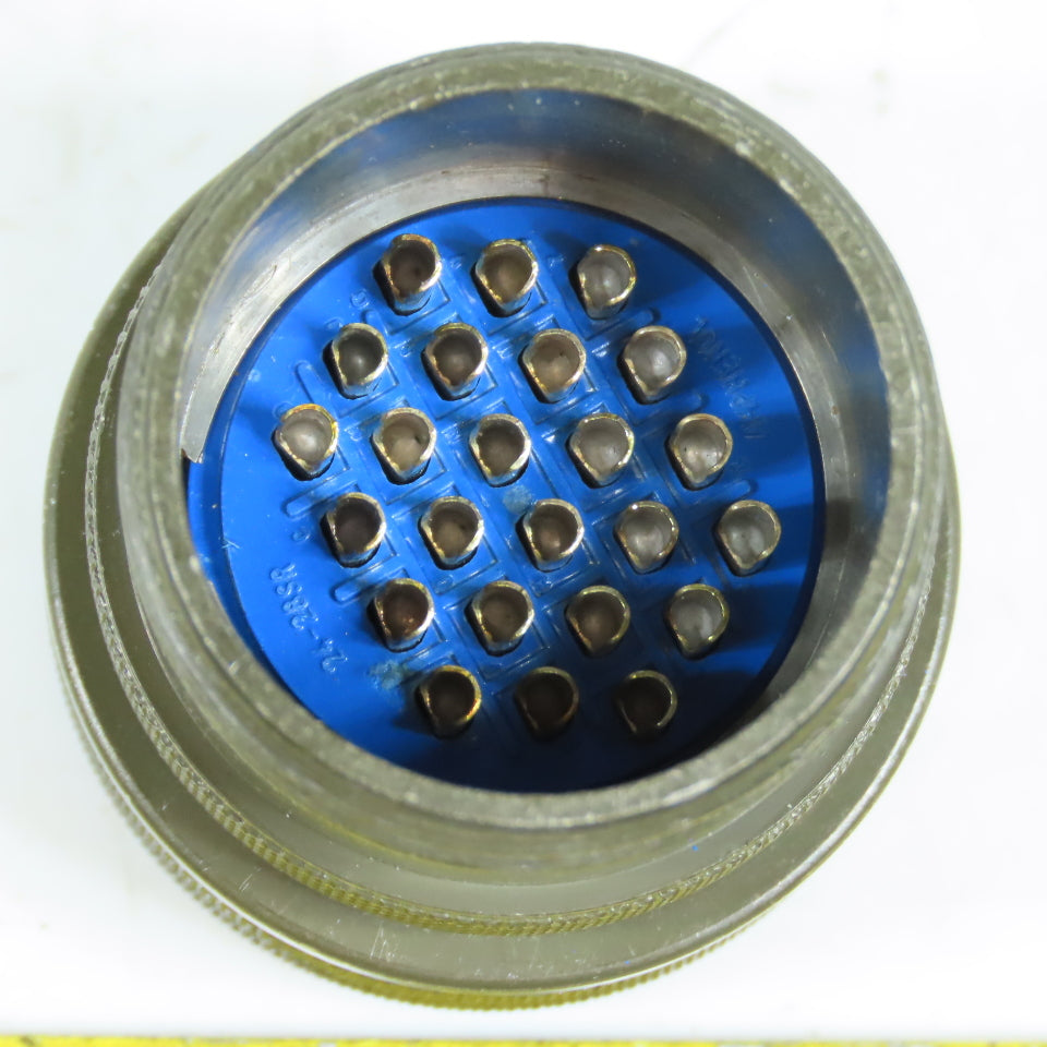 Amphenol 97-3106A-24 Round Circular 24-Pin Female Connector 24-28SR 24-28S