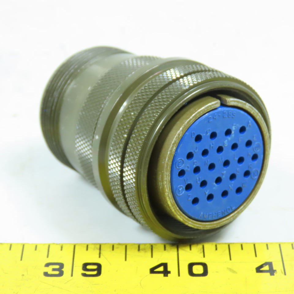 Amphenol 97-3106A-24 Round Circular 24-Pin Female Connector 24-28SR 24-28S