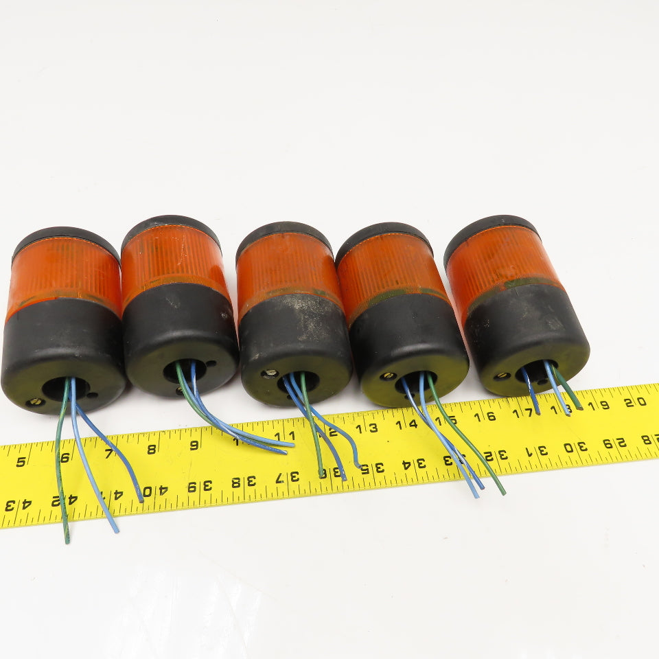 Telemecanique XVA-L3C 240V Max Amber Stack Light Lot Of 5
