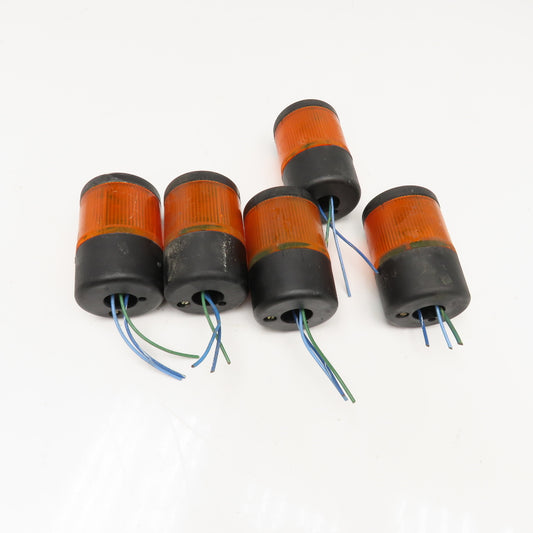 Telemecanique XVA-L3C 240V Max Amber Stack Light Lot Of 5