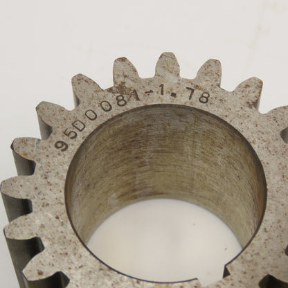 95D0081-1.78 Gear Indexer 1-5/8" Bore 20-Tooth 2-3/4" OD 1-25/32" Wide