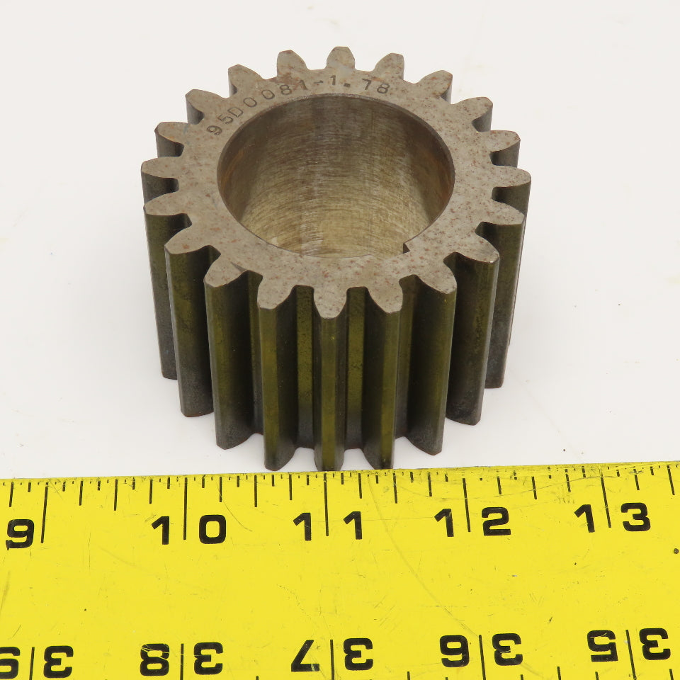 95D0081-1.78 Gear Indexer 1-5/8" Bore 20-Tooth 2-3/4" OD 1-25/32" Wide