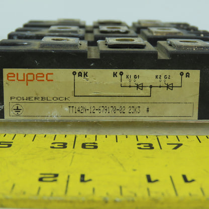 Eupec TT142N-12-679170-02 Powerblock Module IGBT Power Transistor Lot Of 3