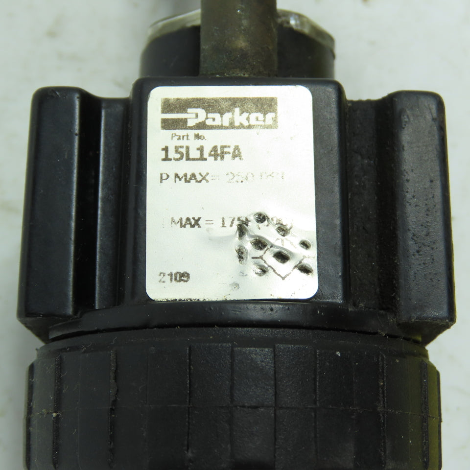 Parker 15L14FA Compressed Air Pneumatic Lubricator 250PSI 1/4" NPT