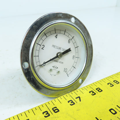 Matubara Keiki YN700076FF Pressure Gauge 0-10 kg/cm3