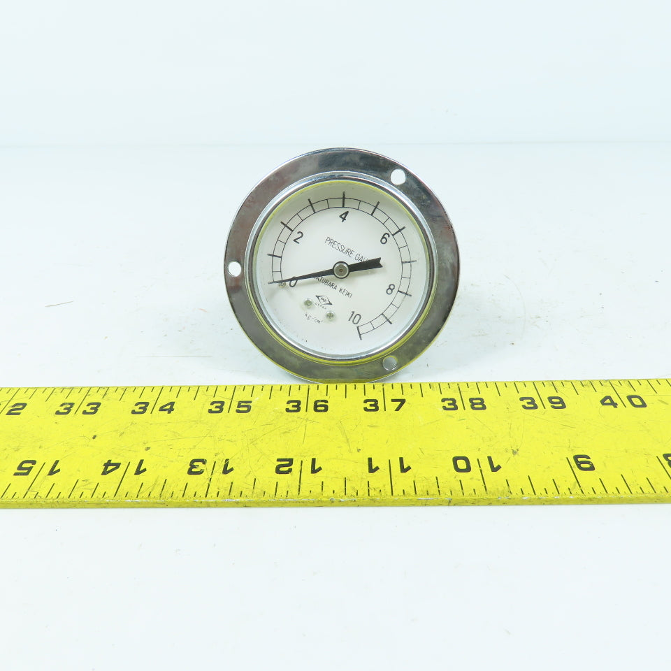 Matubara Keiki YN700076FF Pressure Gauge 0-10 kg/cm3