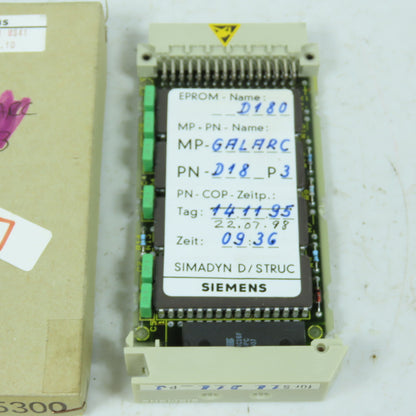 Siemens 6DD1610-0AG1 Simadyn Memory Module