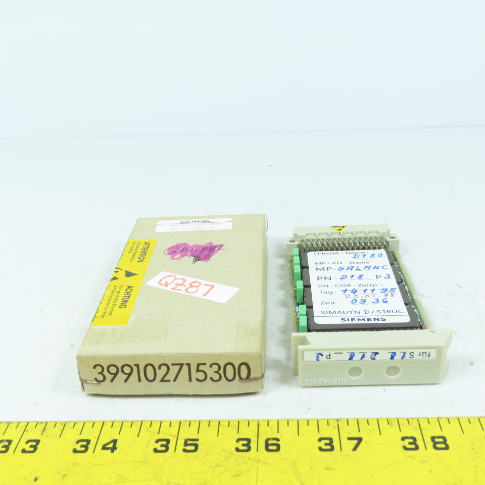 Siemens 6DD1610-0AG1 Simadyn Memory Module