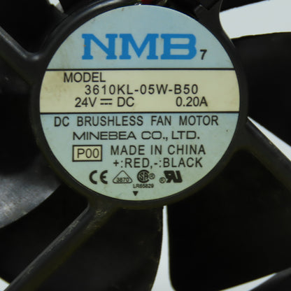 Minebea NMB 3610KL-05W-B50 240VDC Brushless Computer Cabinet Cooling Fan 0.20A
