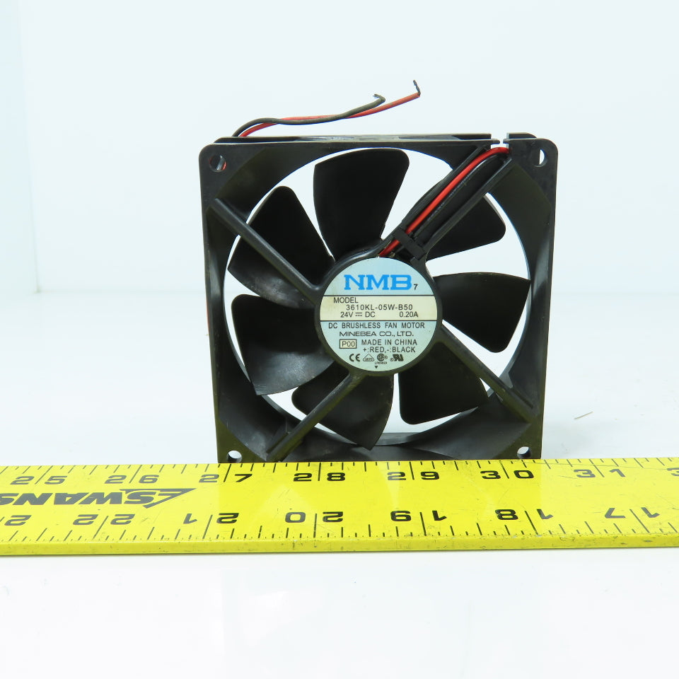 Minebea NMB 3610KL-05W-B50 240VDC Brushless Computer Cabinet Cooling Fan 0.20A