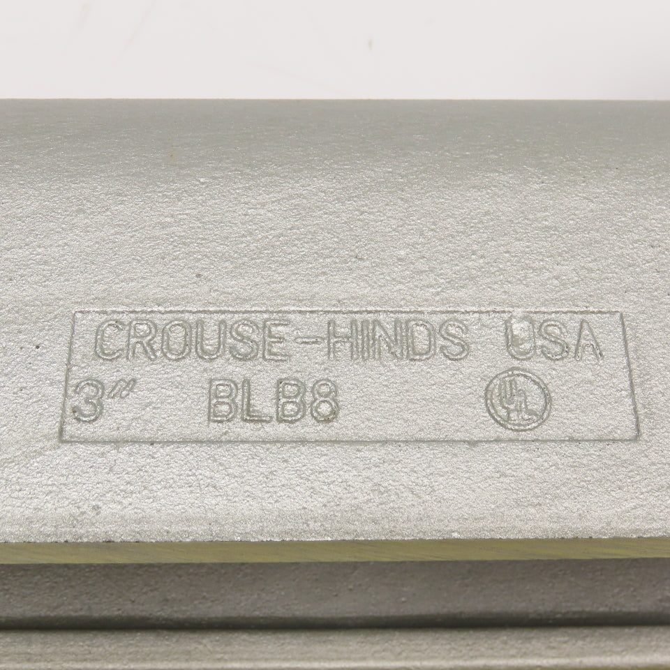 Crouse Hinds 3" BLB8 3" Malleable Iron LB Conduit Body
