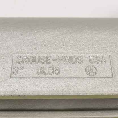 Crouse Hinds 3" BLB8 3" Malleable Iron LB Conduit Body