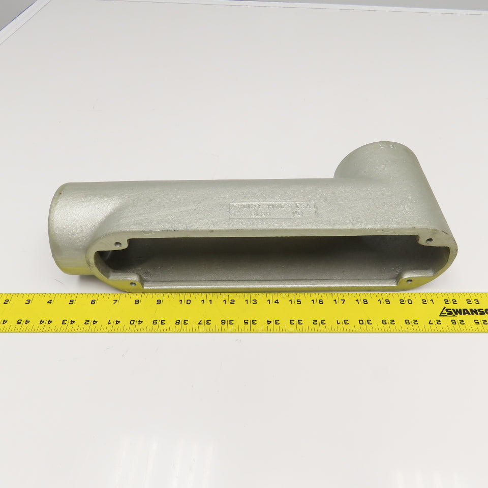 Crouse Hinds 3" BLB8 3" Malleable Iron LB Conduit Body