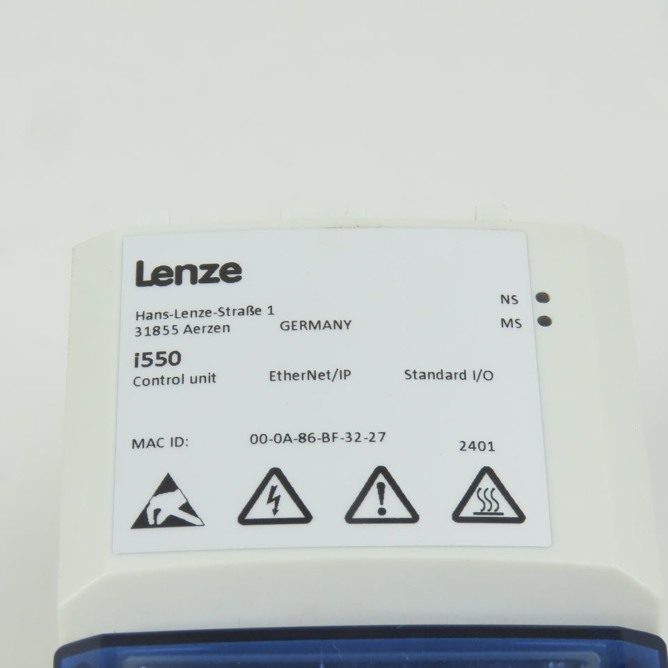 Lenze I5DAE215D10V00000S Power Unit + I5CA5G02000VA1000 & Keypad I5MADK0000000S