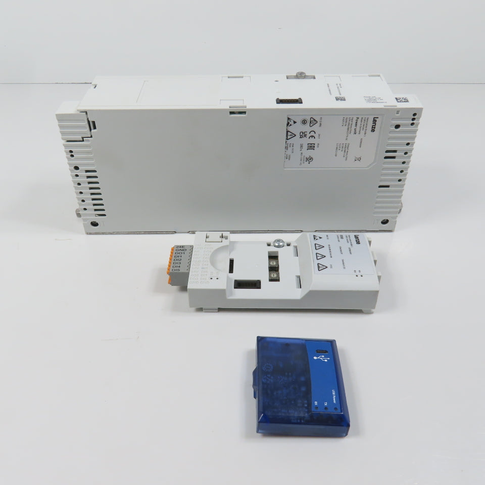 Lenze I5DAE211F10V10000S Power Unit + I5CA5G02000VA1000S & I5MADK0000000S