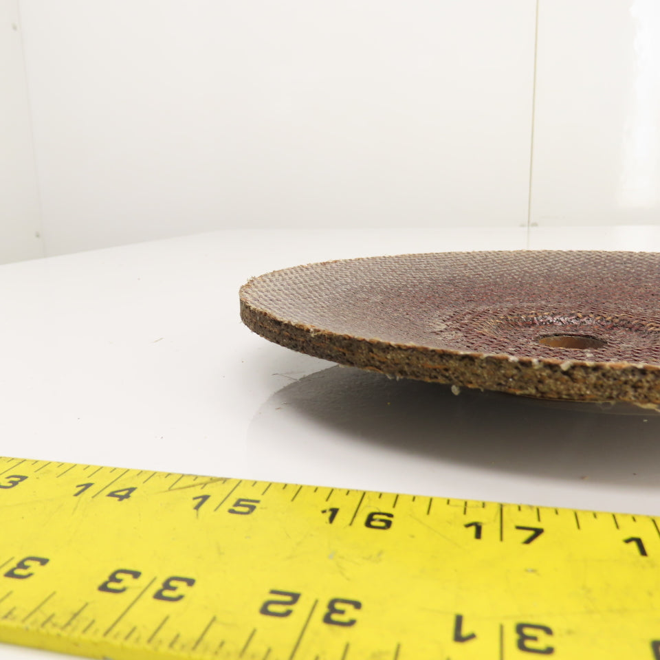 Carborundum A24 Q BFCW-1/4 Cupped Grinding Wheel 9"OD x 7/8" Arbor 6000RPM Lot/3