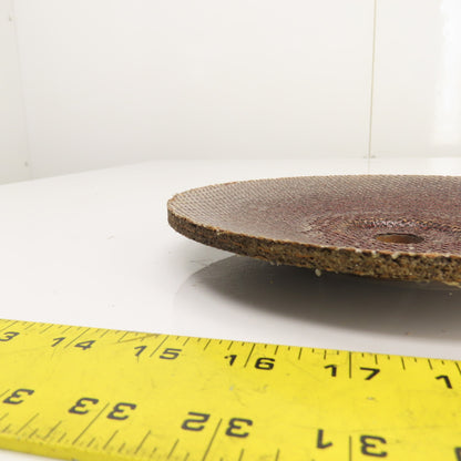 Carborundum A24 Q BFCW-1/4 Cupped Grinding Wheel 9"OD x 7/8" Arbor 6000RPM Lot/3