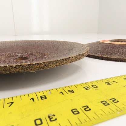 Carborundum A24 Q BFCW-1/4 Cupped Grinding Wheel 9"OD x 7/8" Arbor 6000RPM Lot/3