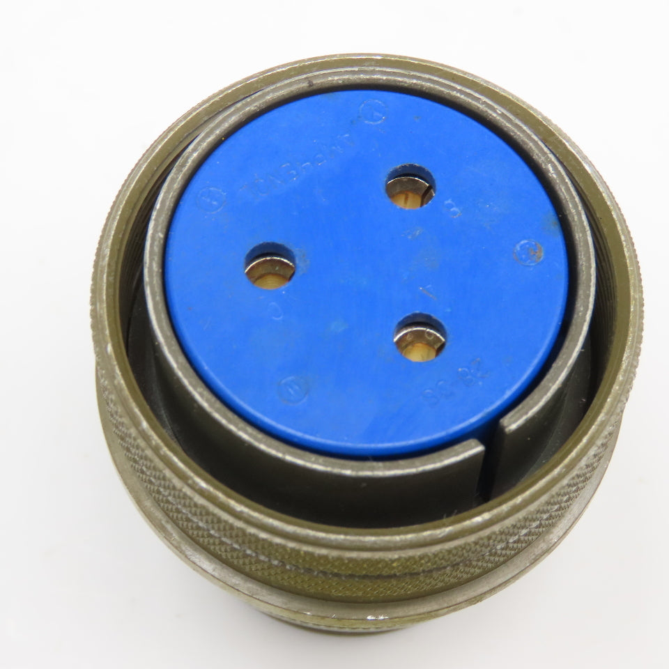 Amphenol 28-3S Female Solder Cup Circular Connector 3 Pole