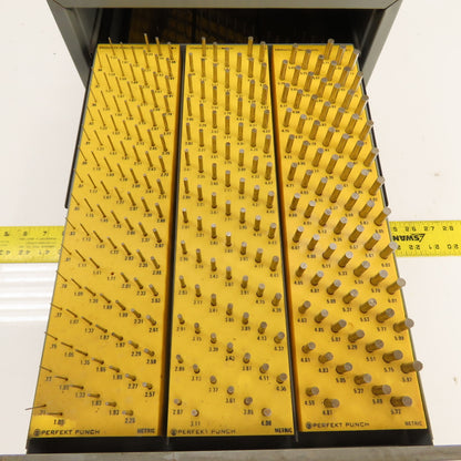 Ekonogage Model DM Metric Plug Gage Set Perfekt Punch .71mm to 5.73mm