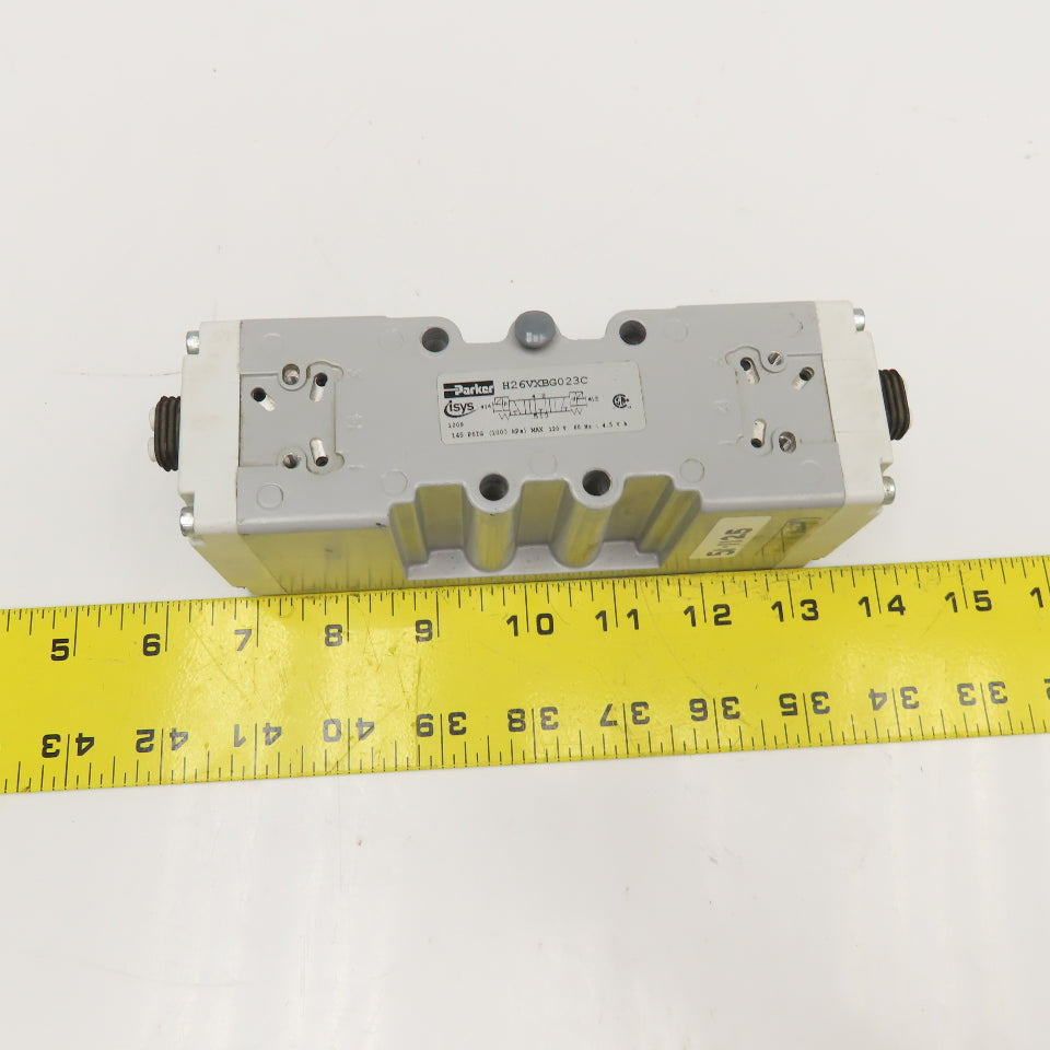 Parker H26VXBG023C 4/3 Position Pneumatic Valve Body No Solenoids