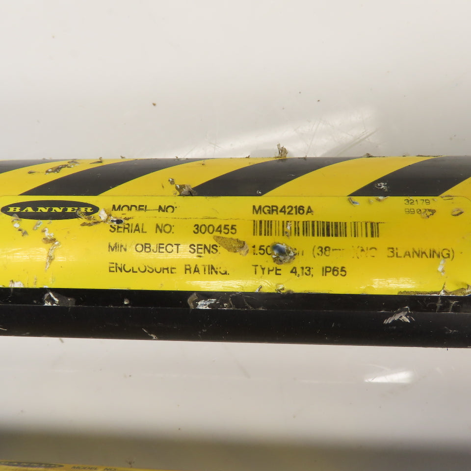 Banner MGE4216A MGR4216A Machine Safety Light Curtain Receiver&Transmitter Set/2