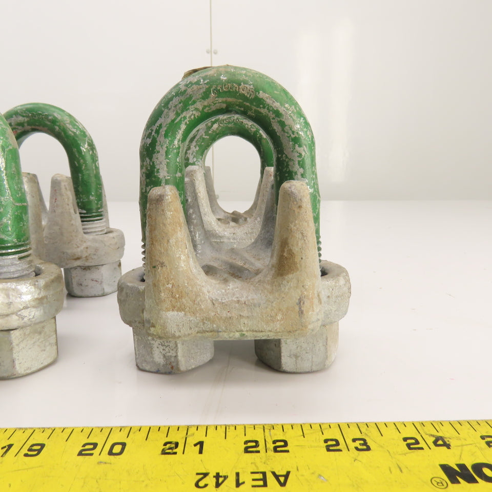 1-1/4" Heavy Duty Galvanized Wire Rope Clip Clamp Lot Of 4