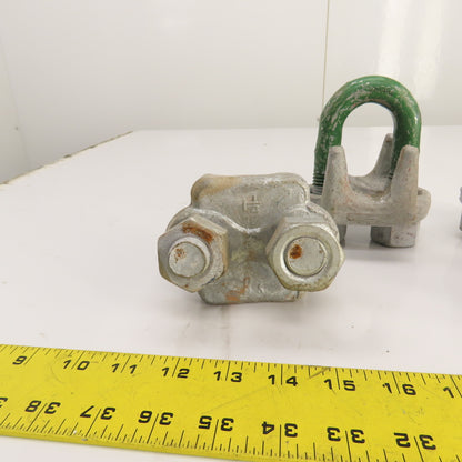 1-1/4" Heavy Duty Galvanized Wire Rope Clip Clamp Lot Of 4