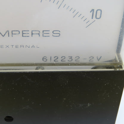 YEW 612232-2V 0-10 D-C Amperes Panel Meter 0-100MVDC