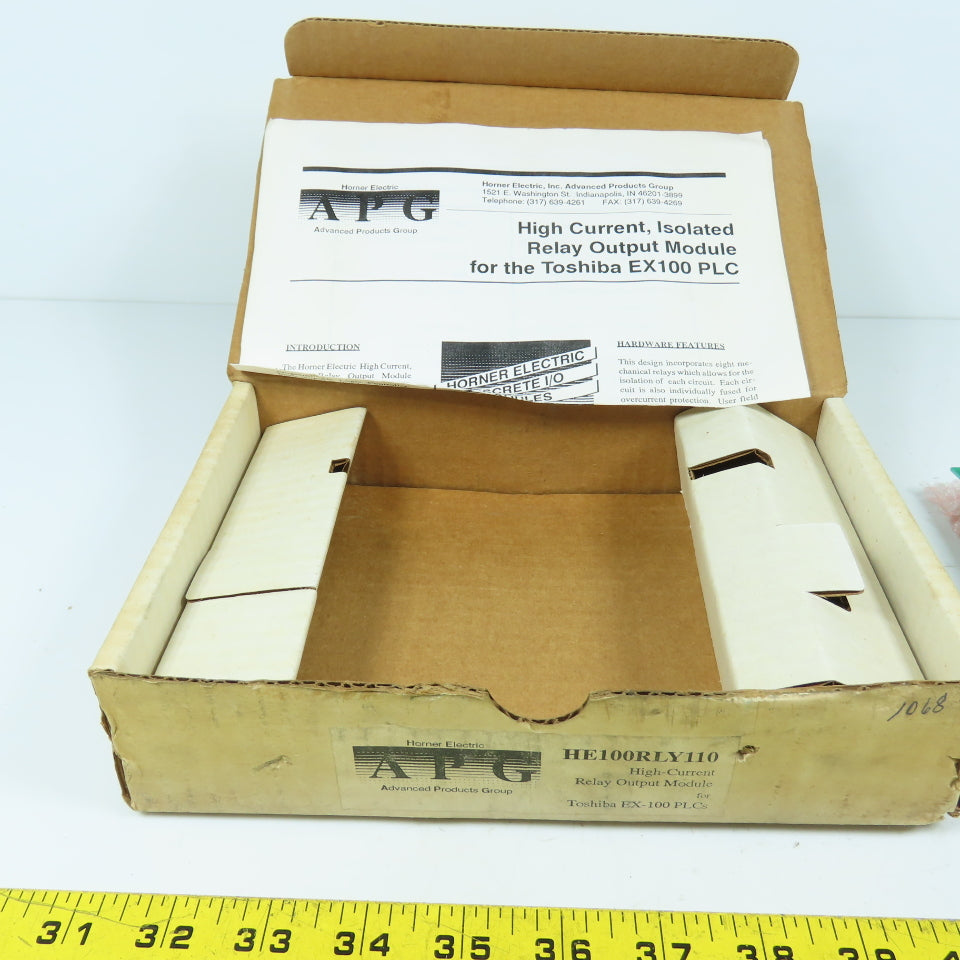 Horner APG HE100RLY110 High-Current Relay Output Module For Toshiba EX-100 New