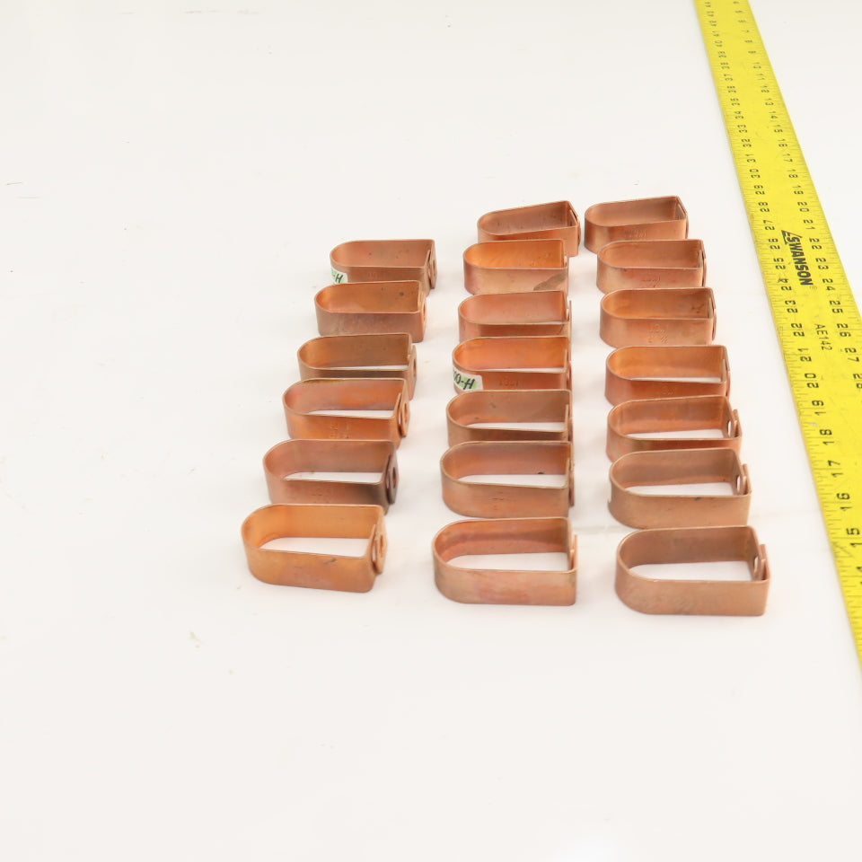 Copper-Plated Steel Swivel Loop Hanger 3/4" IP 1" CT Lot Of 20 (No Hardware)