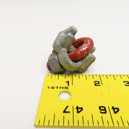 Crosby 3/8" Drop Forged Wire Rope U-Bolt Clamp Clip Lot of 5