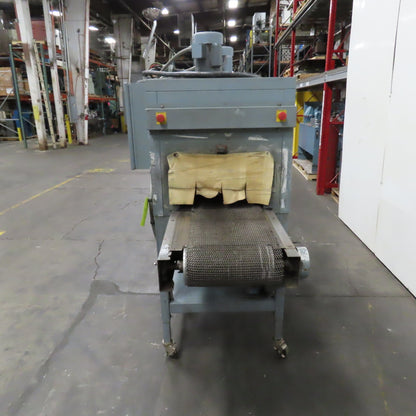 Shanklin T-62 Dual Chamber Shrink Heat Tunnel 230V 3PH 10" H x 18" W Tested