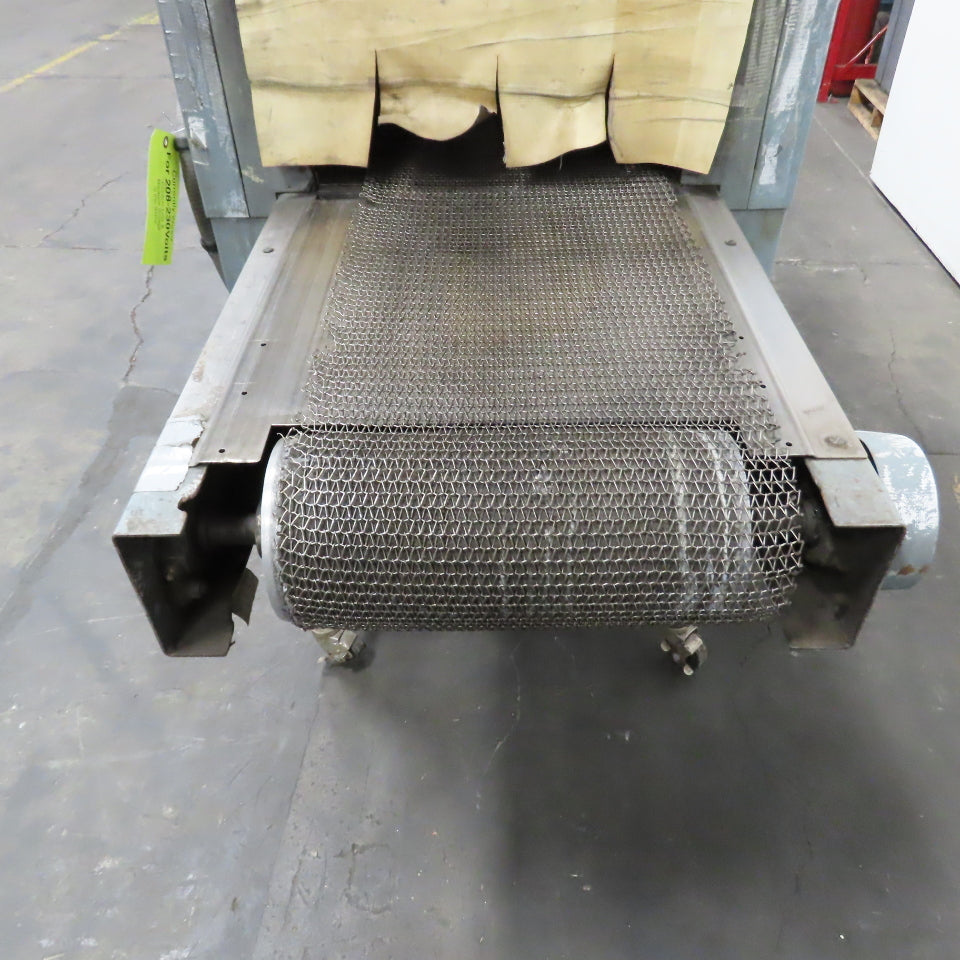 Shanklin T-62 Dual Chamber Shrink Heat Tunnel 230V 3PH 10" H x 18" W Tested