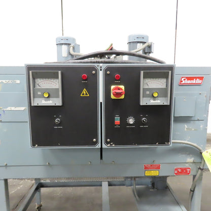Shanklin T-62 Dual Chamber Shrink Heat Tunnel 230V 3PH 10" H x 18" W Tested
