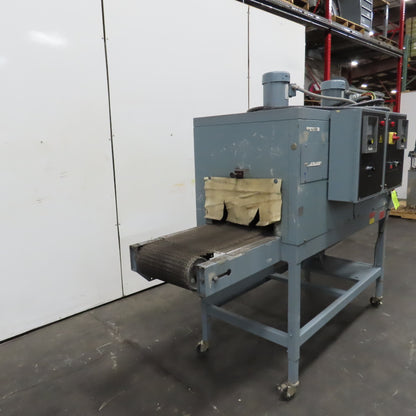 Shanklin T-62 Dual Chamber Shrink Heat Tunnel 230V 3PH 10" H x 18" W Tested